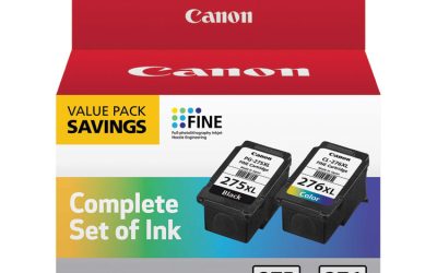 4981C008 (PG-275XL/CL-276XL) High-Yield Multipack Ink, Black/Tri-Color