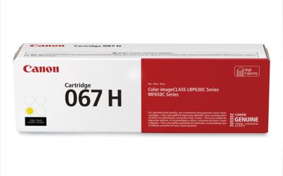 5103C001 (067H) High-Yield Toner, 2,350 Page-Yield, Yellow