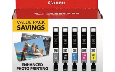 6513b011 (cli-251) Ink, Black/cyan/gray/magenta/yellow