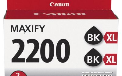 9255b006 (pgi-2200xl) High-Yield Ink, 1,000 Page-Yield, Black, 2/pack