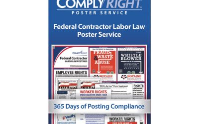 Labor Law Poster Service, “Federal Contractor Labor Law”, 4 x 7