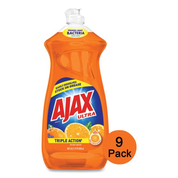 Dish Detergent, Liquid, Orange Scent, 28 Oz Bottle, 9/carton - Image 2