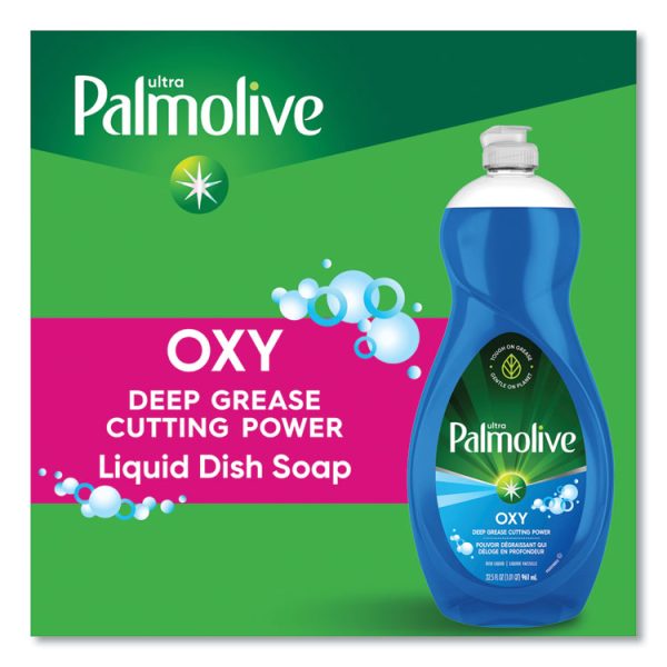 Oxy Dishwashing Liquid, Fresh Scent, 32 oz Bottle, 9/Carton - Image 4
