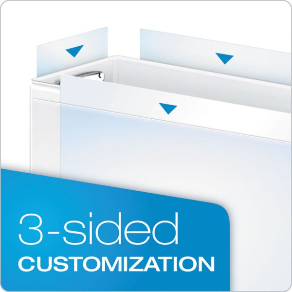Premier Easy Open Clearvue Locking Slant-D Ring Binder, 3 Rings, 4" Capacity, 11 X 8.5, Black - Image 5