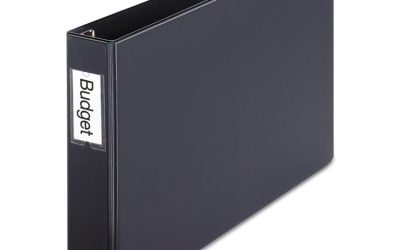 Premier Easy Open 11 X 17 Locking Slant-D Ring Binder, 3 Rings, 2″ Capacity, 11 X 17, Black