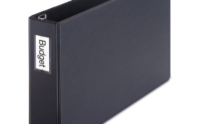 Premier Easy Open 11 X 17 Locking Slant-D Ring Binder, 3 Rings, 3″ Capacity, 11 X 17, Black