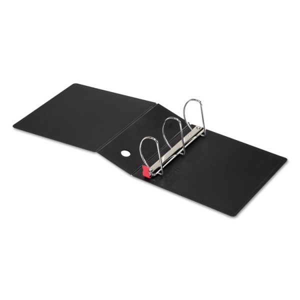 Superlife Easy Open Locking Slant-D Ring Binder, 3 Rings, 5" Capacity, 11 X 8.5, Black - Image 3