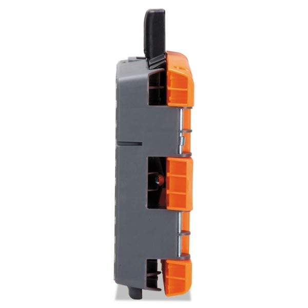 Folding Step Stool, 1-Step, 300 Lb Capacity, 8.5" Working Height, Orange/gray - Image 2