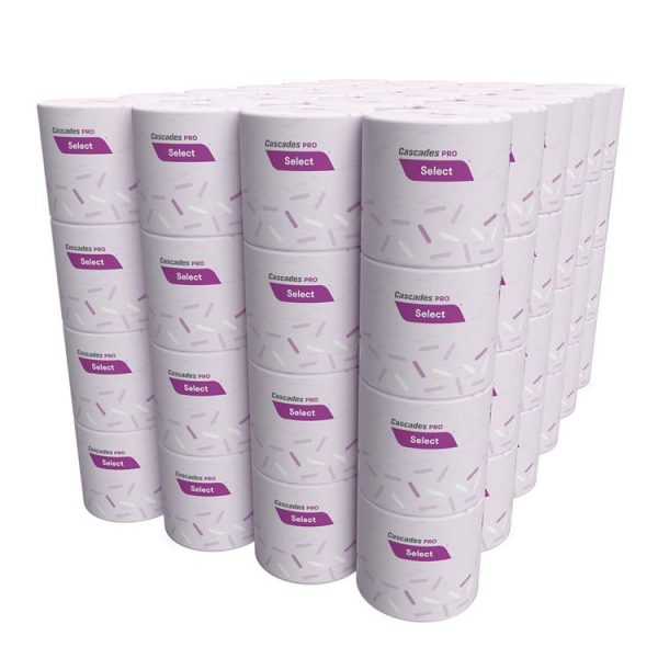 Select Standard Bath Tissue, 1-Ply, White, 1,000/Roll, 96 Rolls/Carton - Image 4