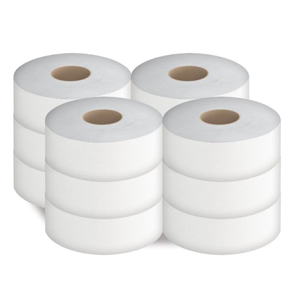 Select Jumbo Bath Tissue, Septic Safe, 2-Ply, White, 3.3" x 750 ft, 12/Carton - Image 4