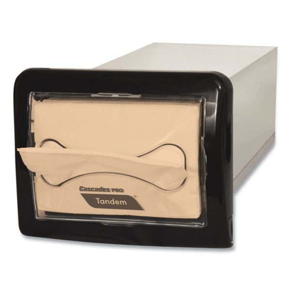 Tandem In-Counter Interfold Napkin Dispenser, 8.63 x 18 x 6.5, Black - Image 3