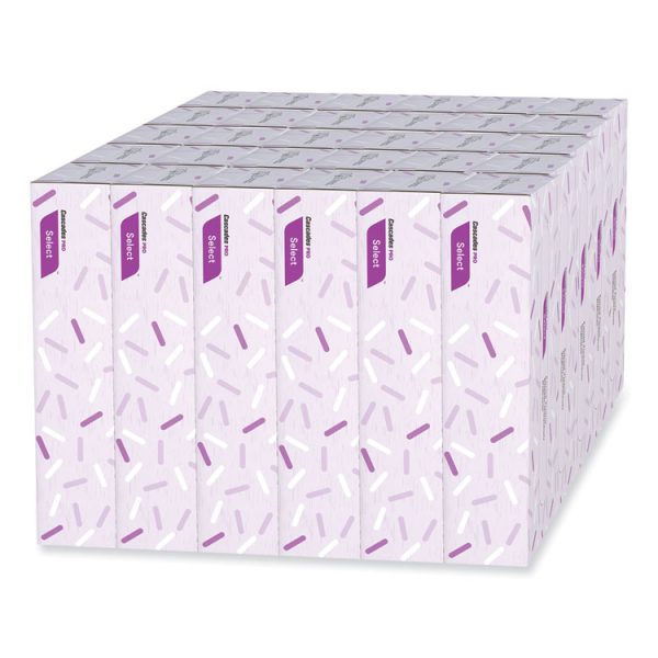 Select Flat Box Facial Tissue, 2-Ply, White, 100 Sheets/box, 30 Boxes/carton - Image 5