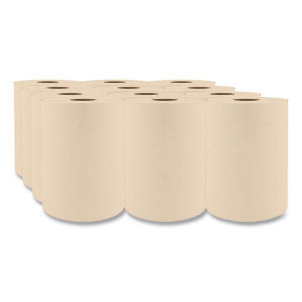 Select Hardwound Roll Towels, 1-Ply, 7.88" X 350 Ft, Natural, 12 Rolls/carton - Image 4