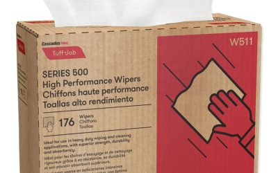 Tuff-Job S500 High Performance Wipers, 9.25 X 12.5, White, 176/box, 10 Box/carton