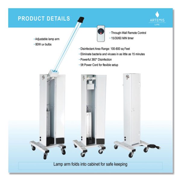 Uv Lamp Lyl-Zxc-U, 3 Prong, 28.7", White - Image 2