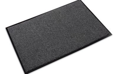 Rely-On Olefin Indoor Wiper Mat, 36 X 48, Charcoal
