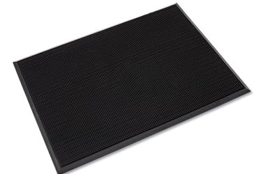Mat-A-Dor Entrance/antifatigue Mat, Rubber, 36 X 72, Black
