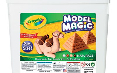 Model Magic Modeling Compound, 8 Oz Packs, 4 Packs, Assorted Natural Colors, 2 Lbs