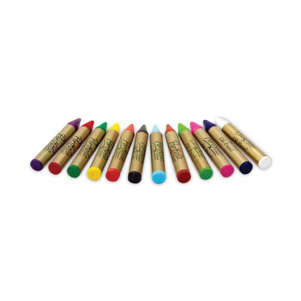 Portfolio Series Oil Pastels, 12 Assorted Colors, 300/carton - Image 7