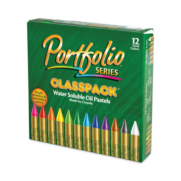 Portfolio Series Oil Pastels, 12 Assorted Colors, 300/carton - Image 10