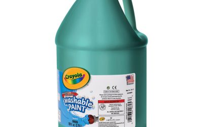 Washable Paint, Green, 1 Gal Bottle