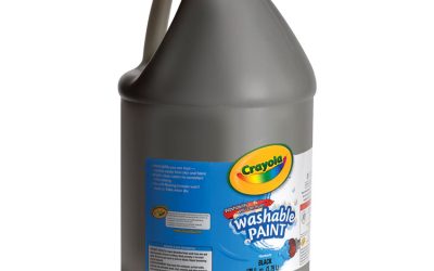 Washable Paint, Black, 1 Gal Bottle