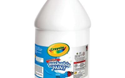 Washable Paint, White, 1 Gal Bottle