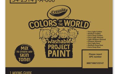 Colors of the World Washable Paint, 9 Assorted Colors, 8 oz Bottles, 9/Pack