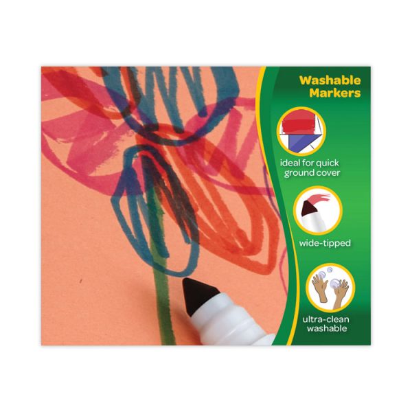 Broad Line Washable Markers, Broad Bullet Tip, Assorted Colors, 64/set - Image 5