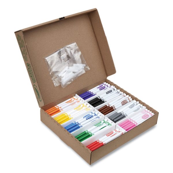 Fine Line 200-Count Classpack Non-Washable Marker, Fine Bullet Tip, Assorted Colors, 200/box - Image 6