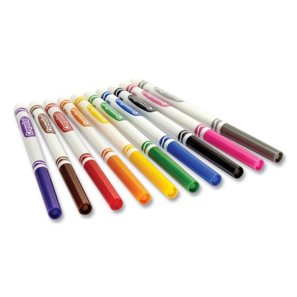 Fine Line 200-Count Classpack Non-Washable Marker, Fine Bullet Tip, Assorted Colors, 200/box - Image 9