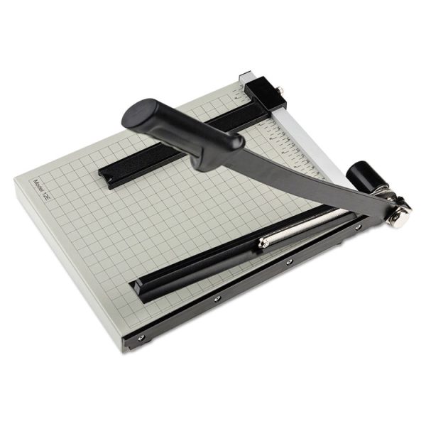 Vantage Guillotine Paper Trimmer/cutter, 15 Sheets, 12" Cut Length, Metal Base, 10 X 12.75 - Image 6