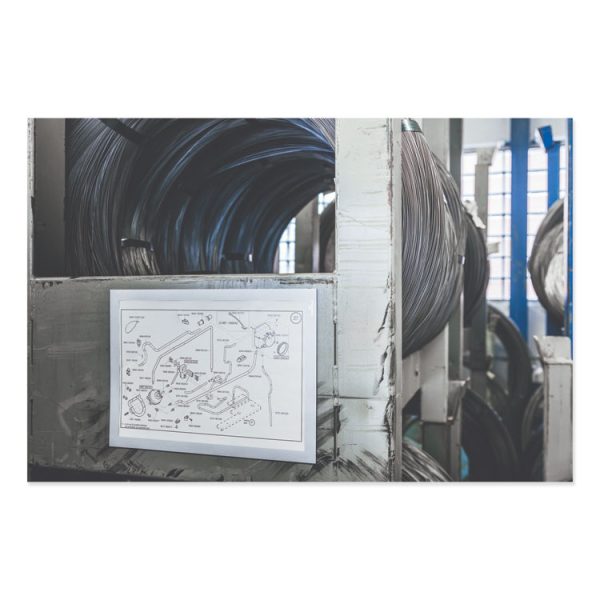 Duraframe Magnetic Plus Sign Holder, 8.5 X 11, Silver Frame, 2/pack - Image 3