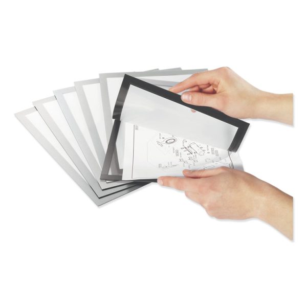 Duraframe Magnetic Plus Sign Holder, 8.5 X 11, Silver Frame, 2/pack - Image 6