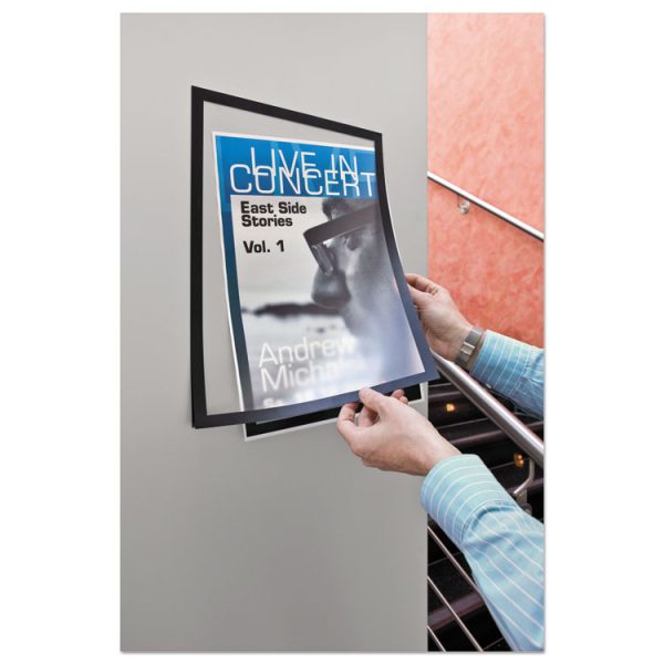 Duraframe Sign Holder, 11 X 17, Black Frame, 2/pack - Image 6