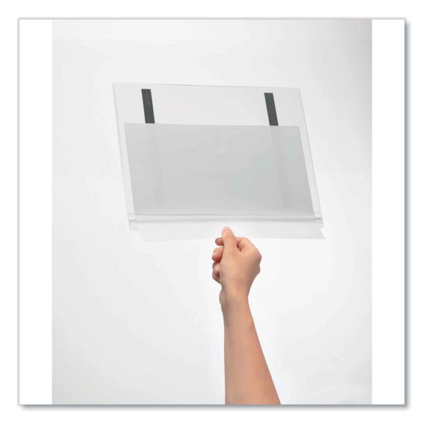 Magnetic Water-Resistant Sign Holder, 8.5 x 11, Clear Frame, 5/Pack - Image 2