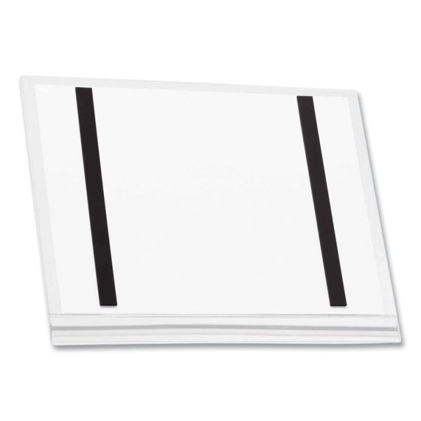 Magnetic Water-Resistant Sign Holder, 8.5 x 11, Clear Frame, 5/Pack - Image 4