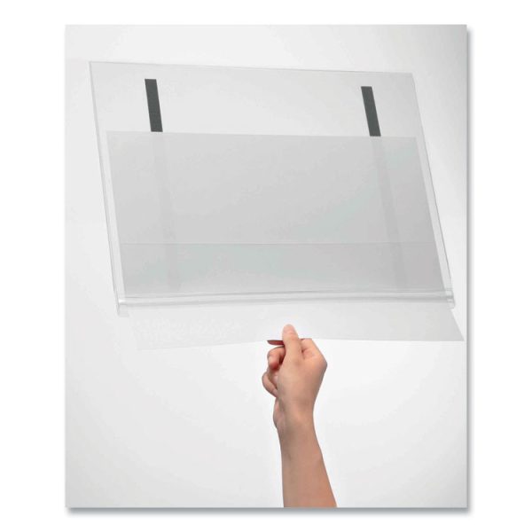 Magnetic Water-Resistant Sign Holder, 11 x 17, Clear Frame, 5/Pack - Image 3