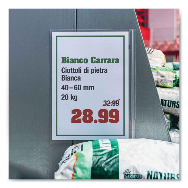 Magnetic Water-Resistant Sign Holder, 11 x 17, Clear Frame, 5/Pack - Image 5