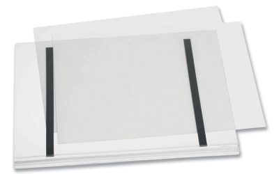 Magnetic Water-Resistant Sign Holder, 11 x 17, Clear Frame, 5/Pack