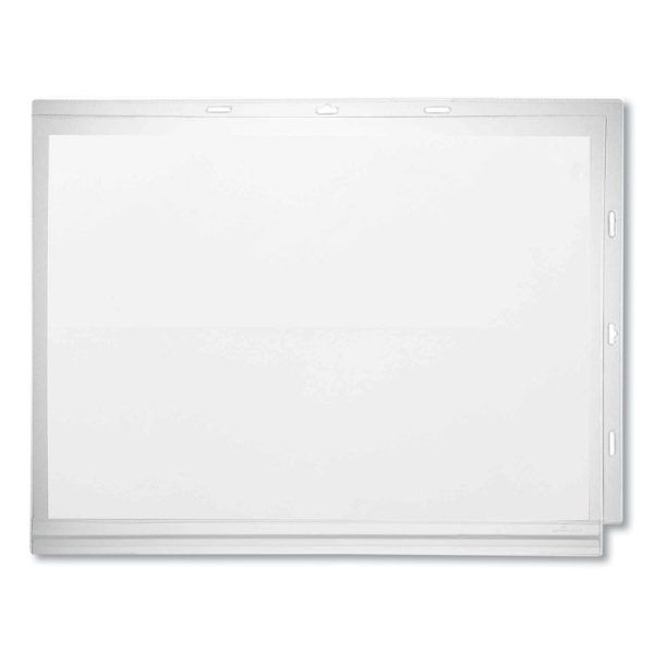 Water-Resistant Sign Holder Pockets with Cable Ties, 11 x 17, Clear Frame, 5/Pack - Image 5