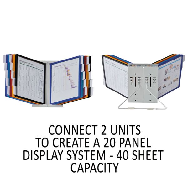 Instaview Expandable Desktop Reference System, 10 Panels, Assorted Borders - Image 6