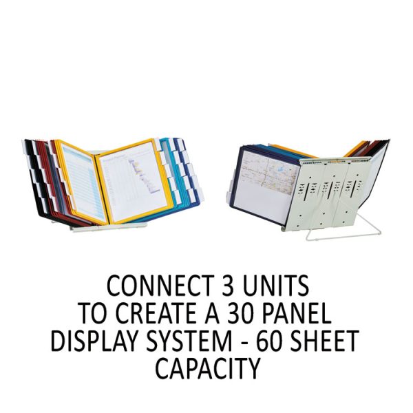 Instaview Expandable Desktop Reference System, 10 Panels, Assorted Borders - Image 7