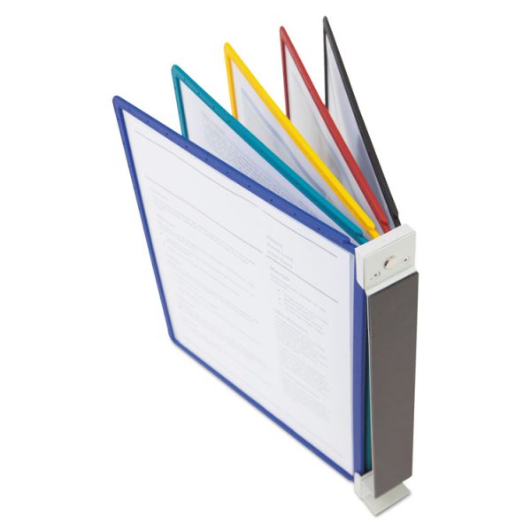 Vario Magnetic Wall Reference System, 5 Panels, 10 Pockets, Assorted Borders - Image 2