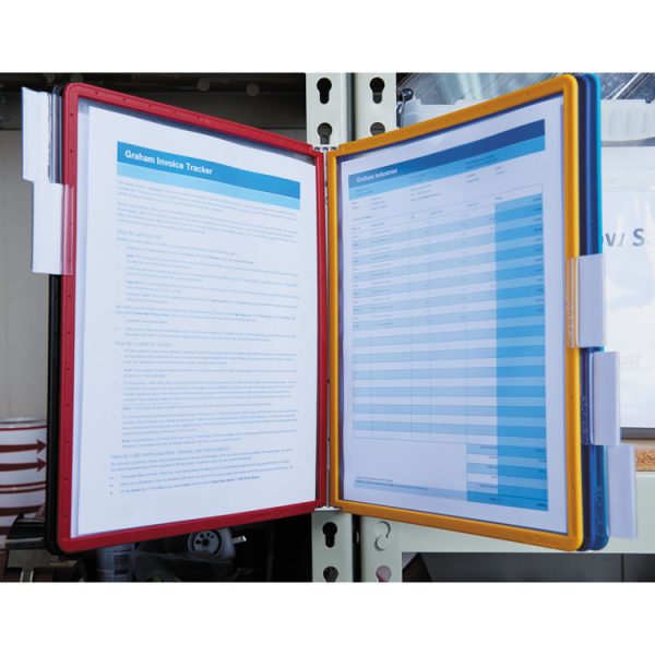 Vario Magnetic Wall Reference System, 5 Panels, 10 Pockets, Assorted Borders - Image 9