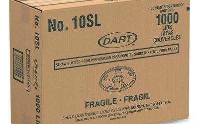 Plastic Cold Cup Lids, Fits 10 Oz Cups, Translucent, 100 Pack, 10 Packs/carton