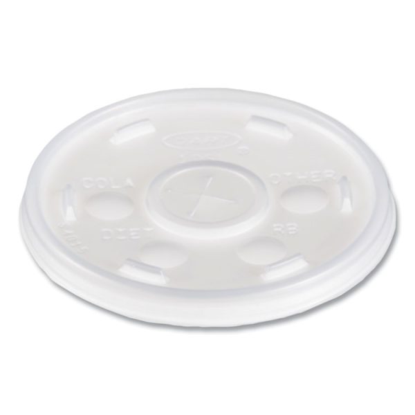 Plastic Cold Cup Lids, Fits 10 Oz Cups, Translucent, 100 Pack, 10 Packs/carton - Image 7