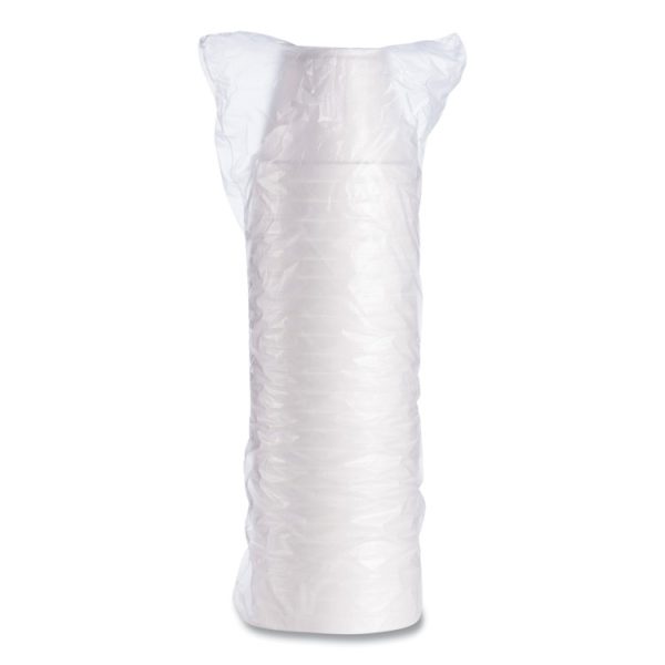 Food Containers, 12 oz, White, Foam, 25/Bag, 20 Bags/Carton - Image 3