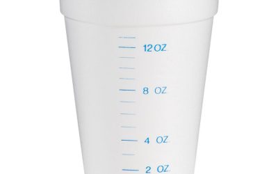 Graduated Foam Medical Cups, 16 Oz, White, 25/pack, 40 Packs/carton