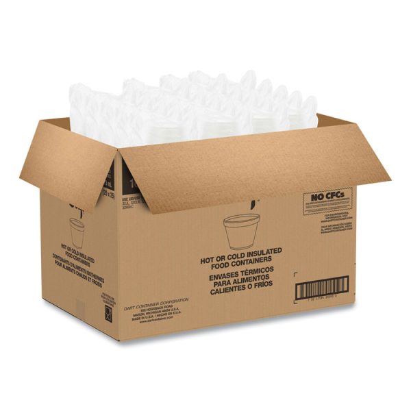 Foam Containers, Extra Squat, 16 oz, White, 25/Bag, 20 Bags/Carton - Image 6